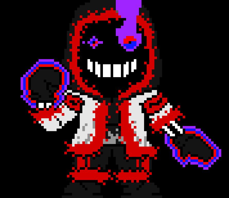 [be2951] true determination dust sans-* shadow sees true determination dust sans then true determination dust sans teleports away* 