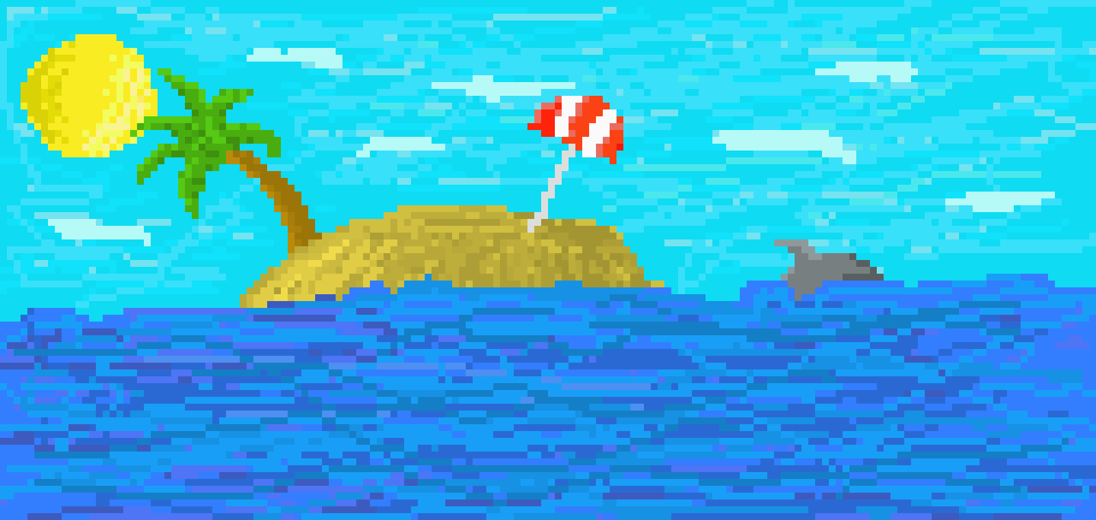 [25adef] Pixel Beach