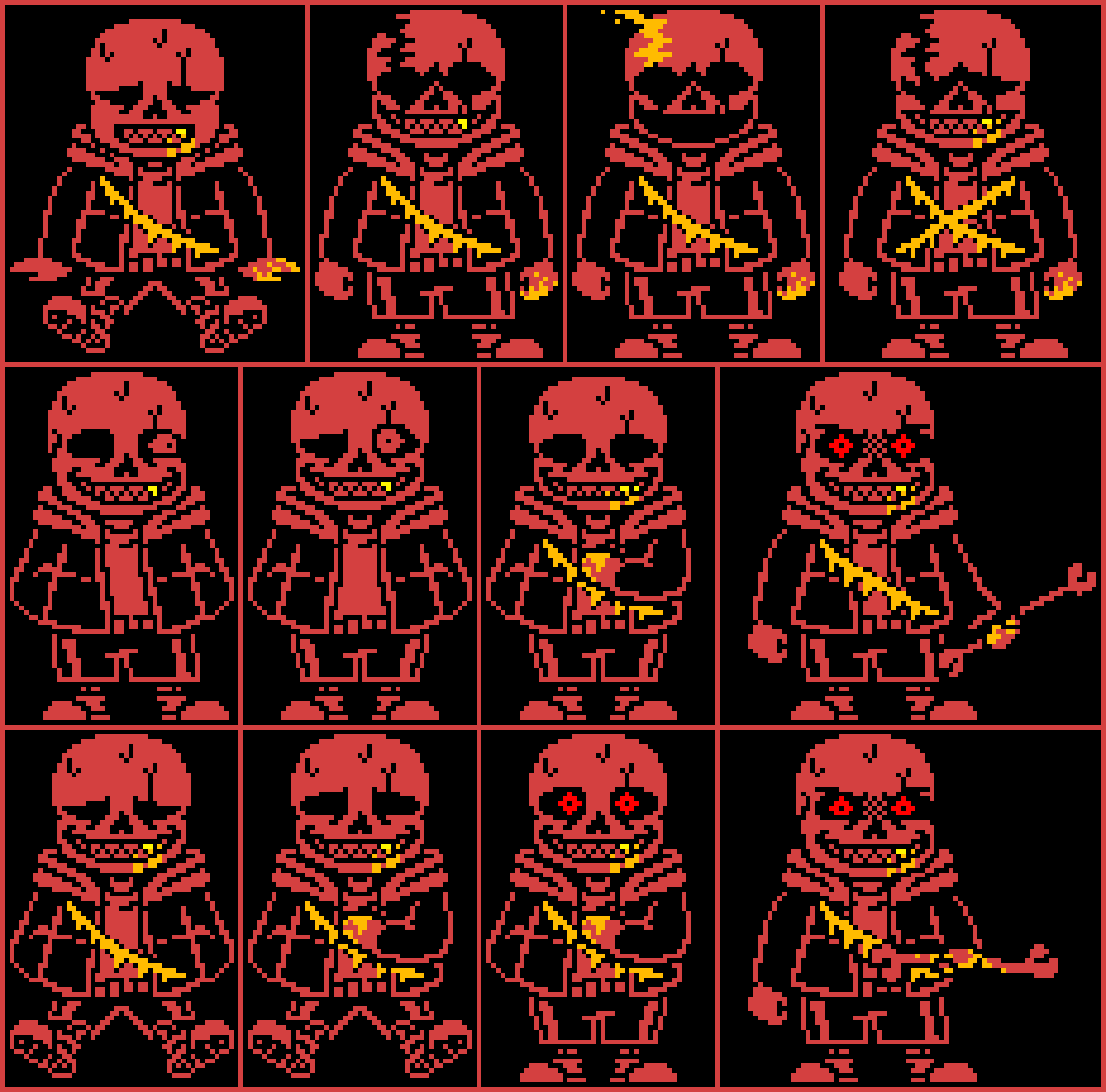 [cb92d4] Underfell Last Stand 3 , 1 and 2 from above to bottom - DST