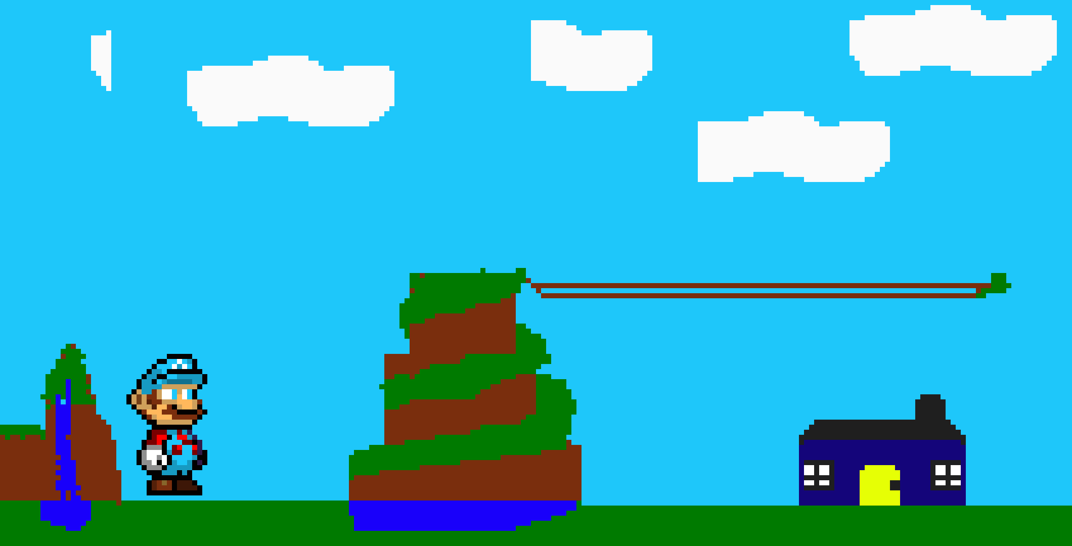 [fc6325] it doesnt explode becausesome weird energy stopped it from exploding... oh yeah and smario lives here)