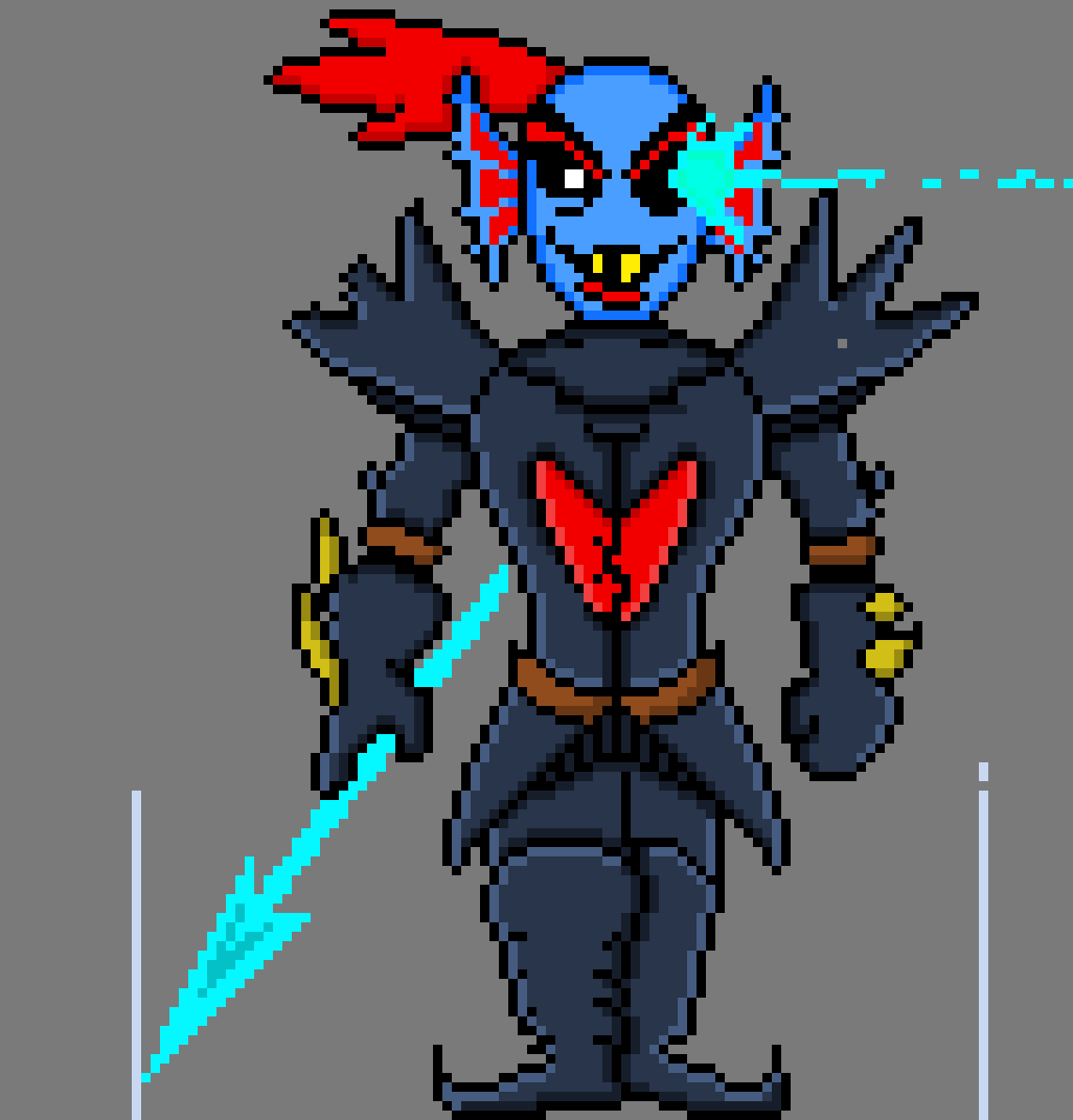 [af4498] Undertale Undyne The Undying (colored)