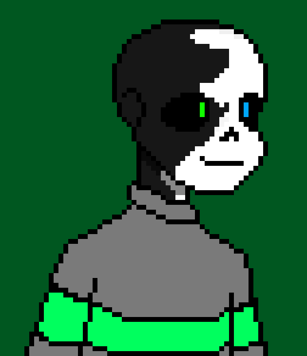 [752b4c] Yep! It also compares his face. And shows that he`s actually had some tragedy,since he lost his eye and got the scar over his other. Glad you think it`s interesting though! I can`t write stories like you and T, I don`t think, but I can still create a tragic backstory that can hit you in the feels if I have the right stuff to work with. -BD 