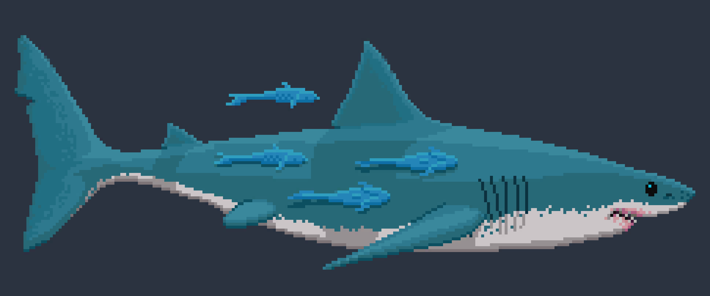 [4a2a29] -[ He finds LSS and jumps out of the water, Landing next to him. ]-