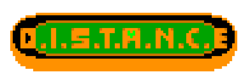 [9664c4] uncanon pacifist D.I.S.T.A.N.C.E au logo by wood man