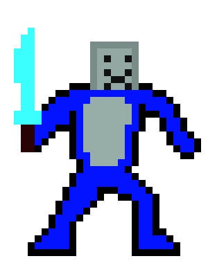 [2fda82] Blauw zwaard mannetje
