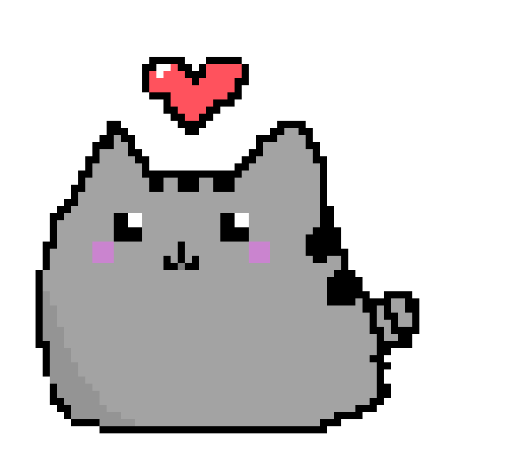 [9664c4] Pixel art Pusheen <3