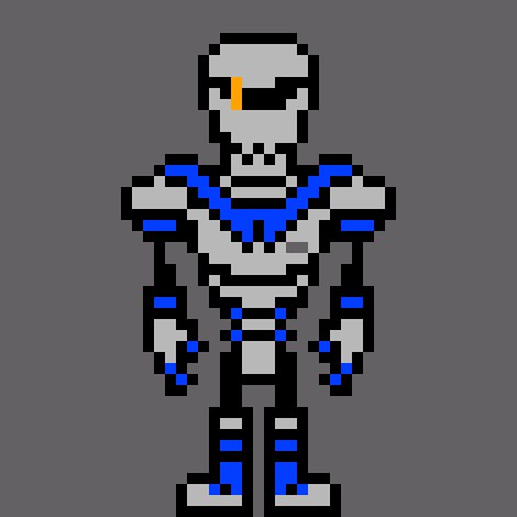 [9664c4] Xtremetale Papyrus' Sprite with helmet
