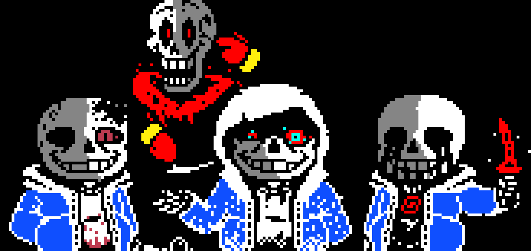 [43baef] Murder Time Trio colored with shading