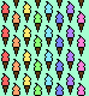 [9664c4] Rainbow Ice Cream