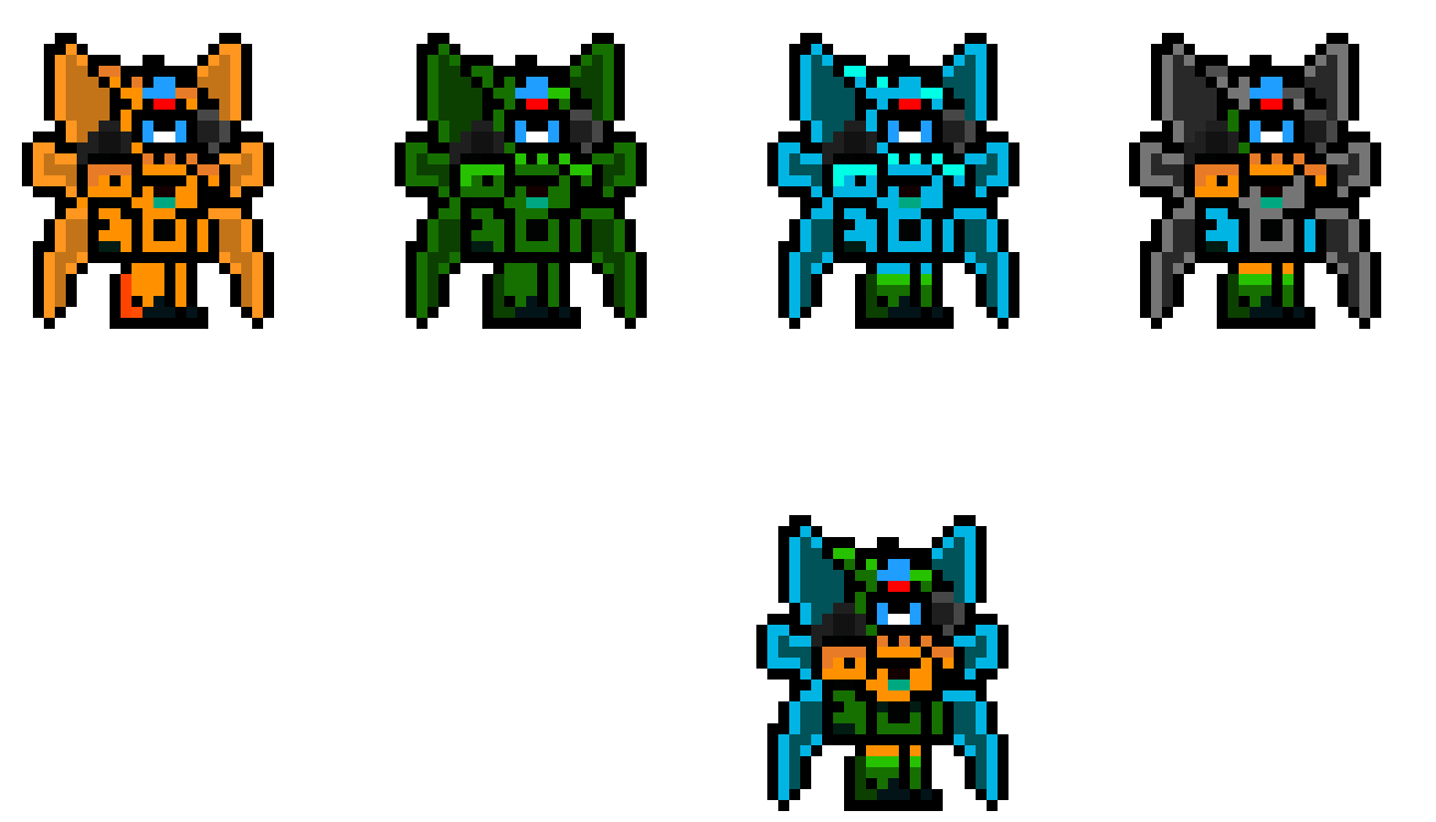 [fb9d09] terrarian hero armour