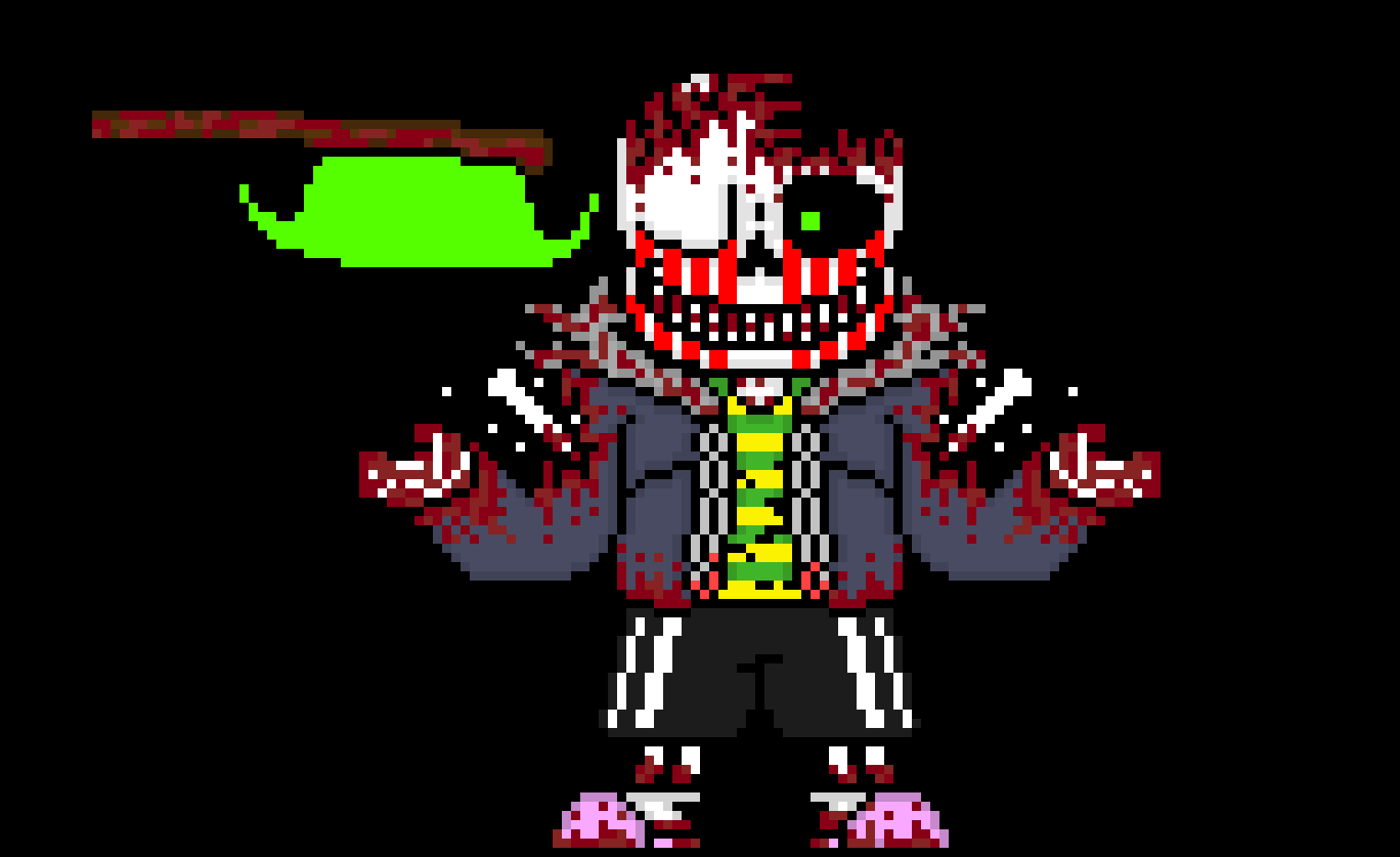 [e8cb42] TerrorSwapSwap: heh Deletion surprise attack *the axe turns green and slashes you but the slash makes you feel comfortable* ha its just a prank