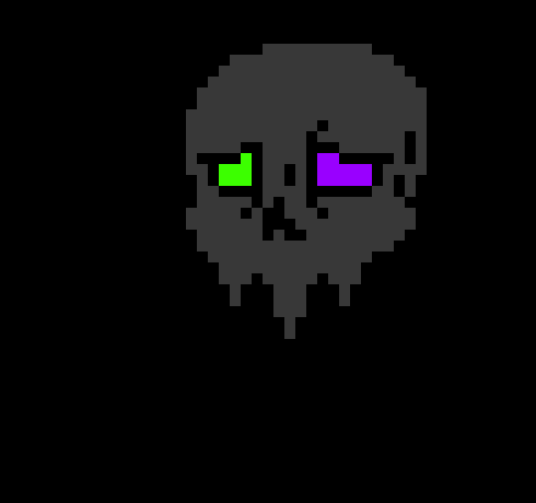 [7b7bce] -makes a sighing sound and then fades away into a black fog-