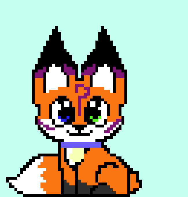 [d8d976] *She has weird markings on her face* *Le fox noises* -Foxlya/Foxy