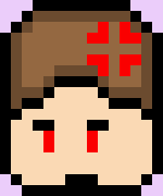 [f455be] I swear to... IT IS CLOSE TO RED. MY OTHER COLOR IS BLUE. YOU MIX THEM, and GET PURPLE. That's why my Bad Time eye is purple. Creator's sake.