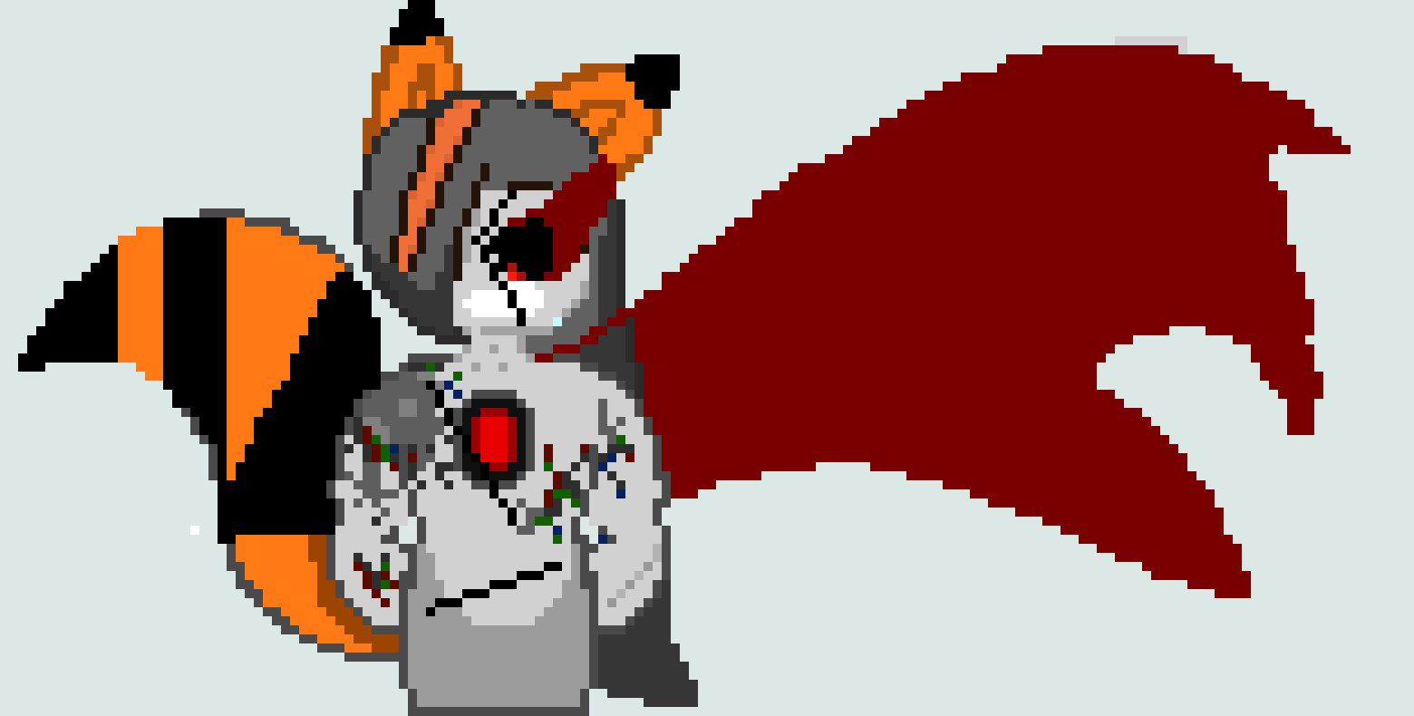 [d8d976] ((Yeah sorry i forgot to tell you i noticed my wing was THICC so i changed it Also Yellow?)) Give up? *Glitches a bit* -Glitch Dreemurr