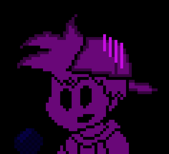 [d0ac6b] -he get's shocked, turns around, and pulls out his microphone bfore noticing it's gf- "oh hey..."