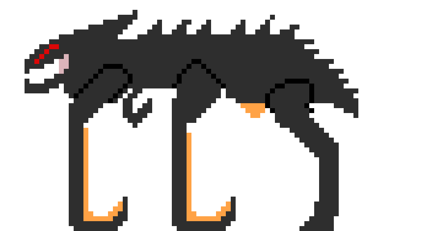 [5c793e] female muto from godzilla 2014 by sj: i hope godzilla is not here last time he forced atomic breath down my thraot an my head fell off