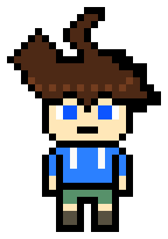 [9664c4] Danganronpa Giyo/Jay Pixel Sprite