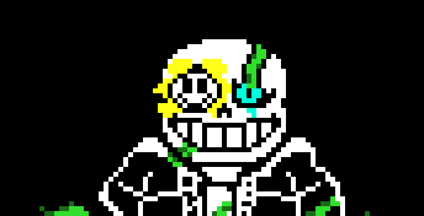 [4fbda4] (sans) p-please don't k-kill me(flowey ) shut up were fighting... i don't wan to here you ...(flowey takes full control and sans can't speak during the fight now)(sans) save me please(sans can't talk now)-flowey possession sans
