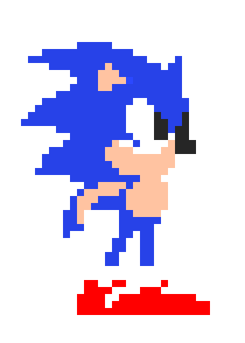 [f3fe18] Sonic 2 but with no detail