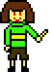 [9664c4] Chara Glitchtale Sprite Yellow Determination