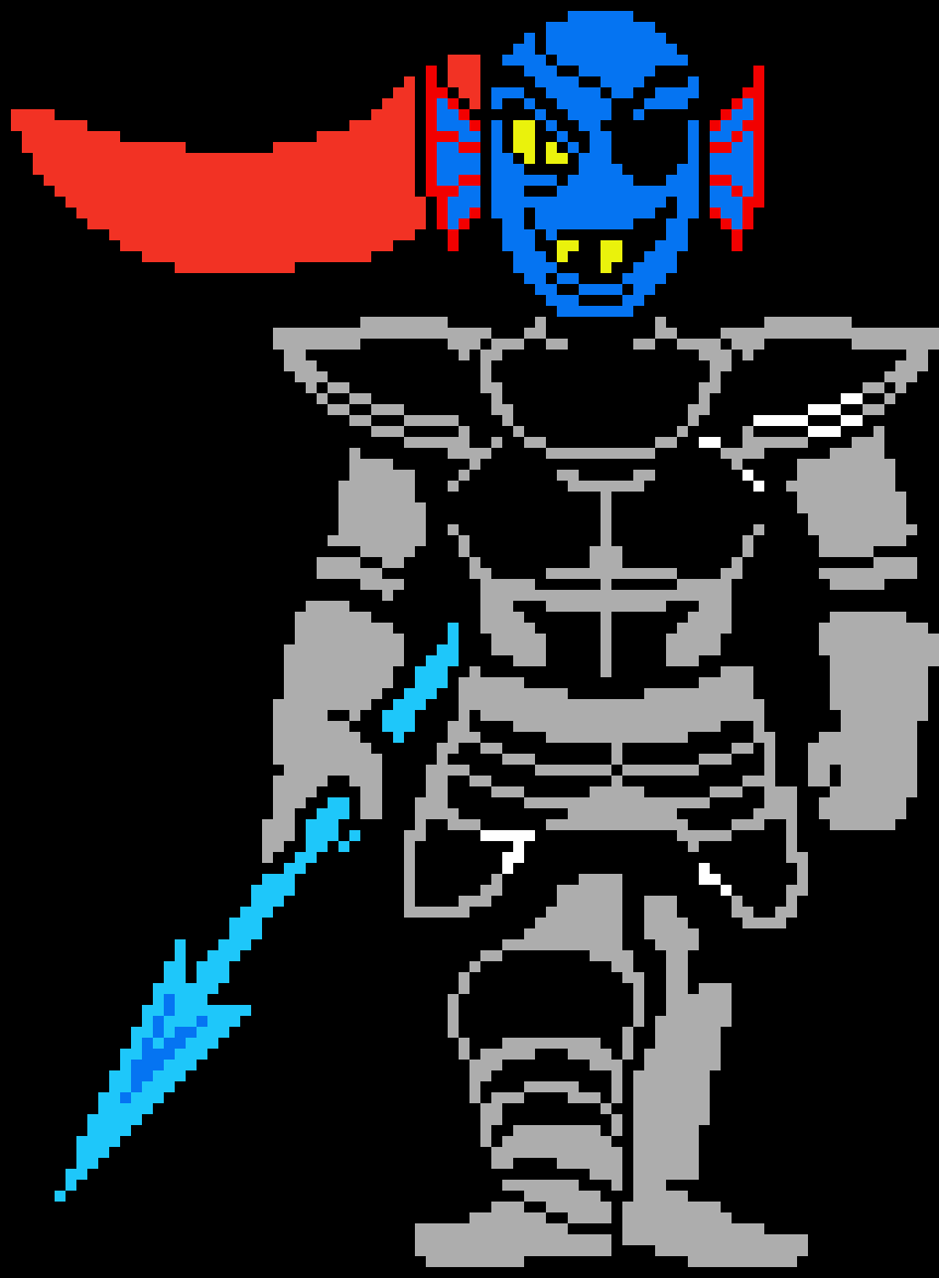 [9664c4] Undertale Undyne Sprite