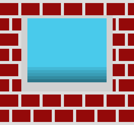 [24593d] BRICKS WINDOW