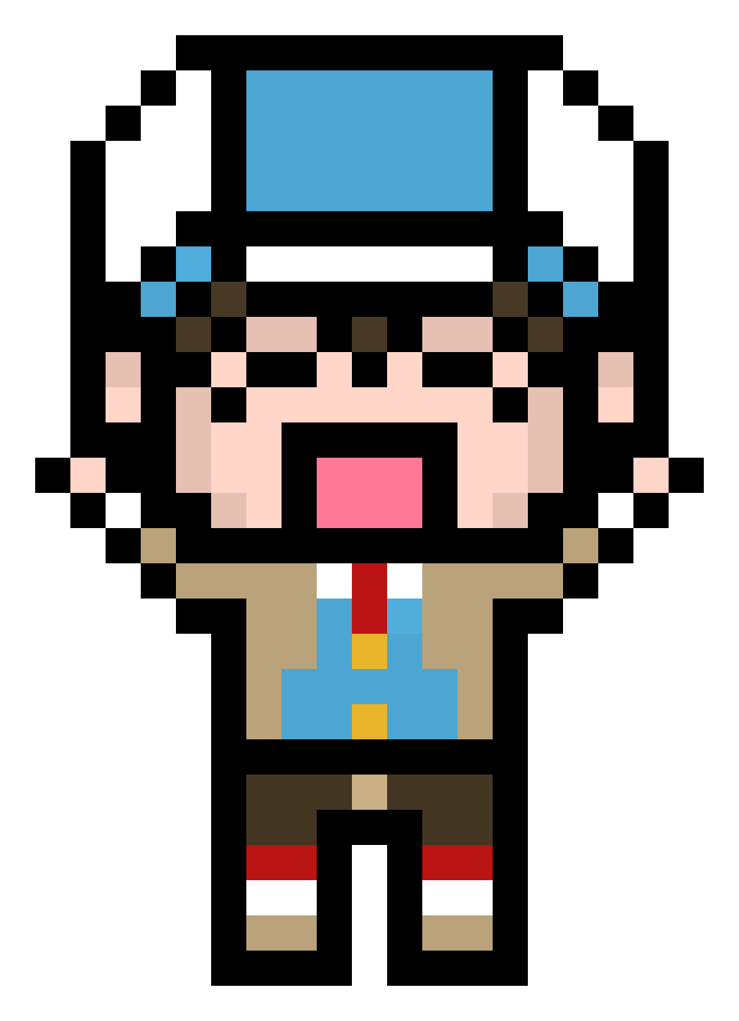 [b63f4b] Arthur Pixelart Cheer arms up