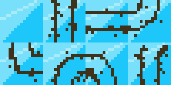 [234c8b] 15x15 shiny floor w/ marks