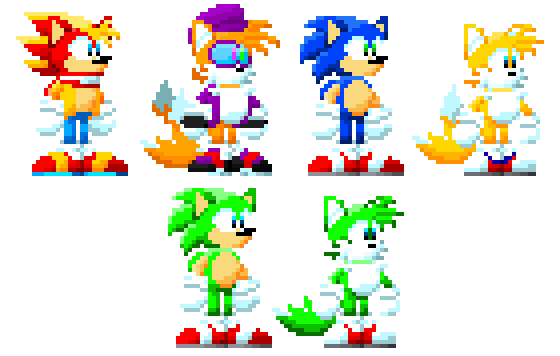 [982bc7] Sonic Custom Pixel Art