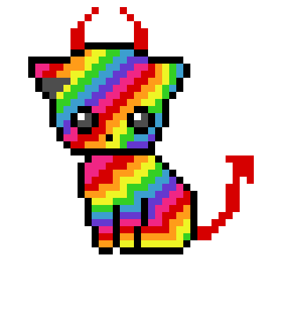 [9664c4] rainbow kitty
