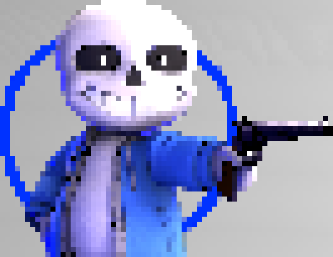 [990543] Bad Times? I prefer to shoot everyone myself. I'm fucking tired of these people making Sans fanfiction, so now I'm going to shoot people.