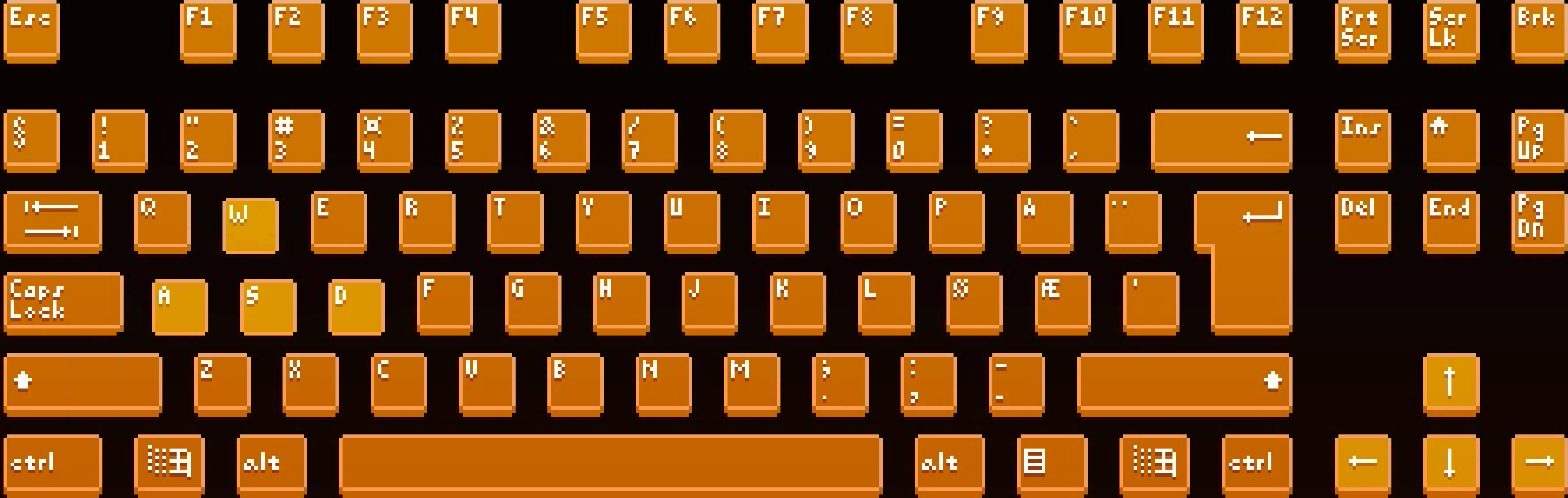 [b097eb] keyboard wasd