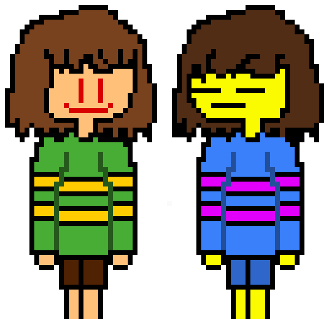 [e19b74] ~ Chara & Frisk ~