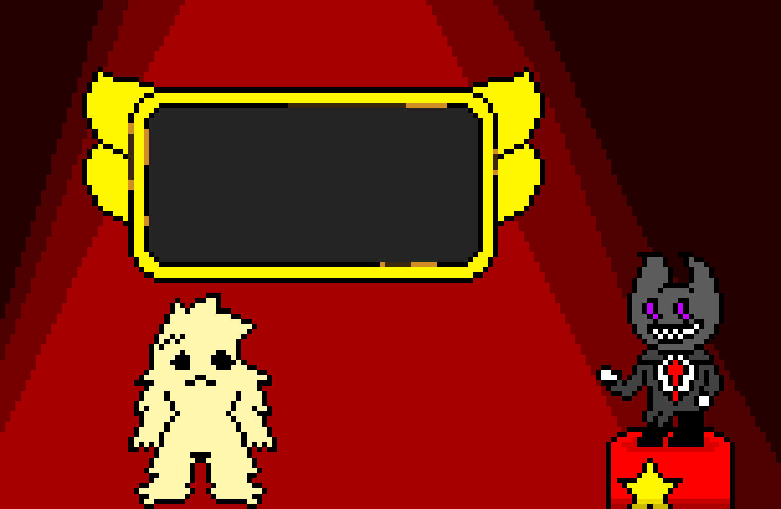 [bc68b7] *the lights turn on and "that one evil guy" appears*