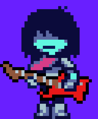 [970cdd] Spamton-Back and heya Skeldeo*Offers Skeld a fistbump*