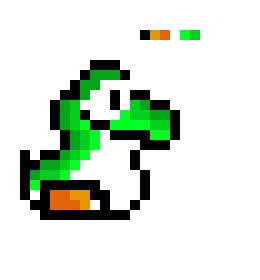 [9fa88c] *The yoshi is in Ben's arms, Ben is now not alone and has company*  - Spectral