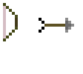 [9664c4] bow and arrow desighn