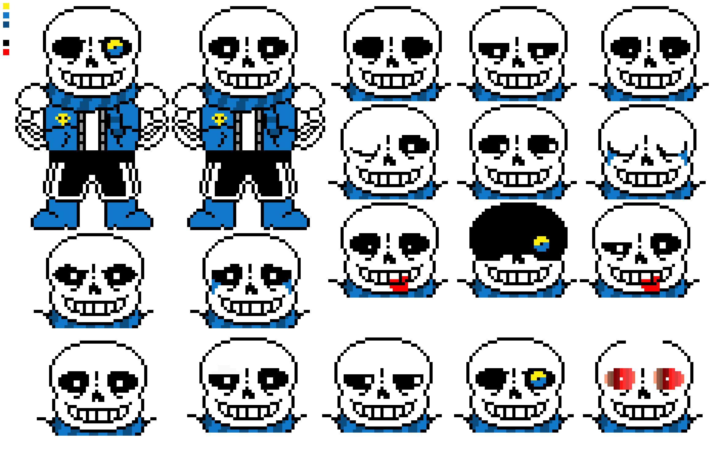 [05a86c] Inverted Fate Sans Unofficial Spritesheet