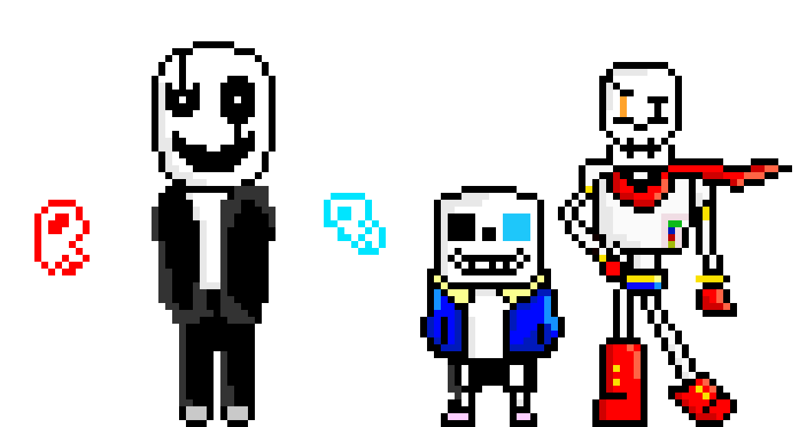 [af4498] sans papyrus gaster overworld reboot