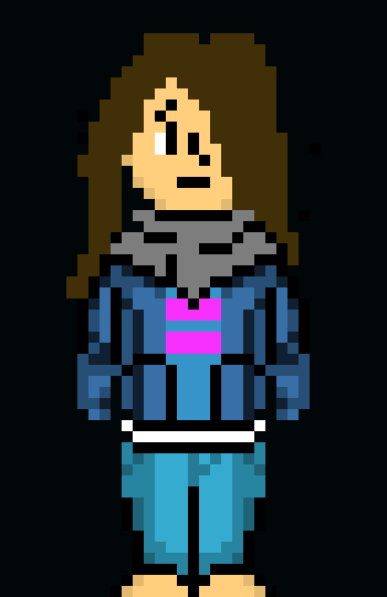 [2fbf6b] -time freeze- -looks around- pulls aaron out and blocks the door-