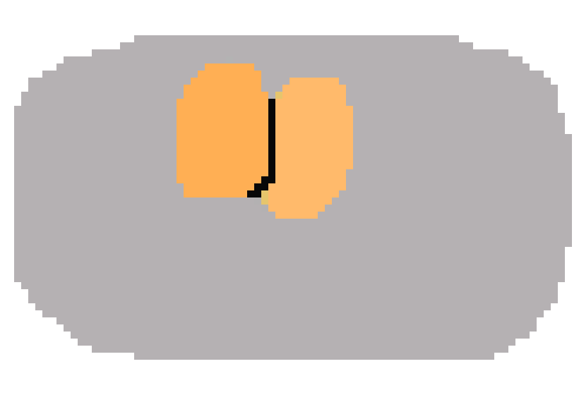 [2410ca] Plate with eggs on it 