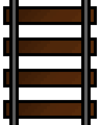 [3d8ba2] Train Track (Straight)