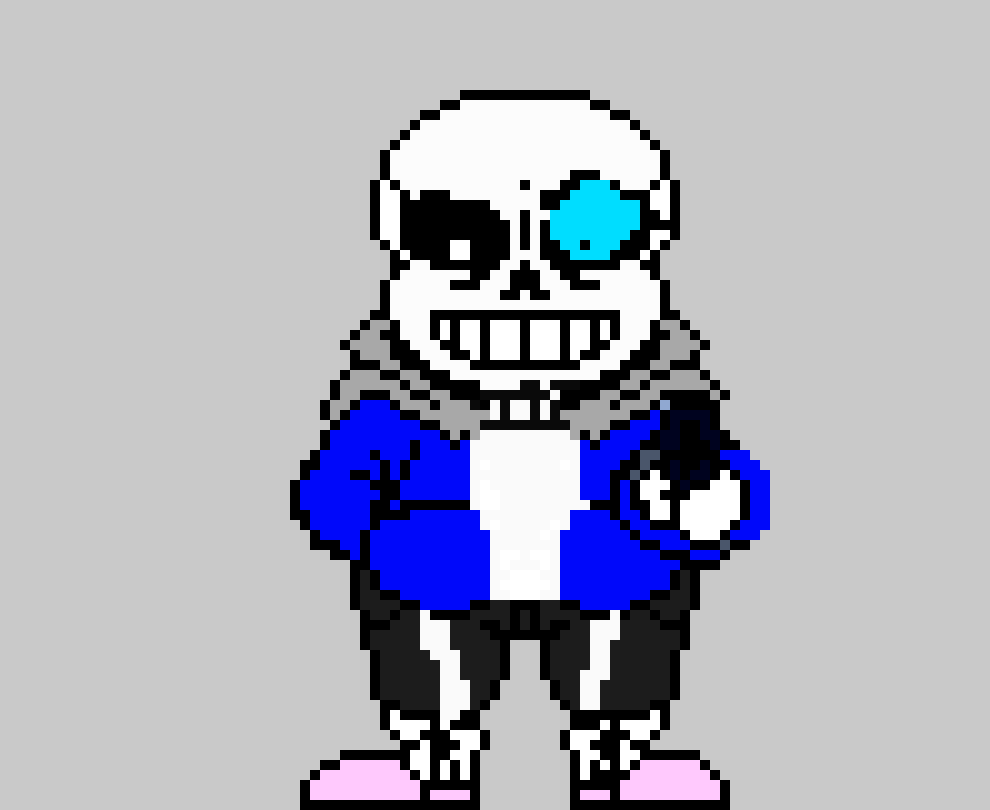[bde940] undertale san- WAIT A I AM NOT A FURRY GUN RUN GUYS