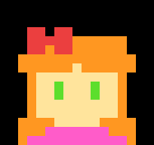 [6cf85f] oh no its the evil blue hair gangster. -mini liz