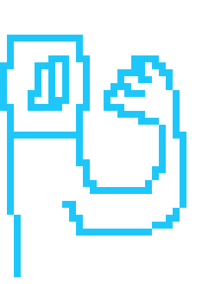 [9770f2] Wh-What happened to me, why am I a blue... thing?!