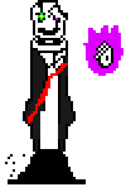 [c48fbf] Undertale - Dust Gaster sprite (+ Fell Gaster Sprite)