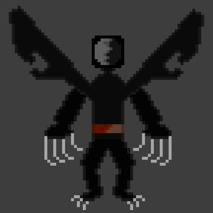 [25d002] Hunters...food. *He starts devouring a corpse*