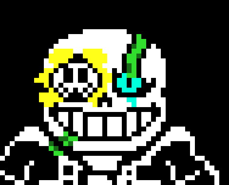 [4fbda4] i didn't do to bad on making flowey in sans eye-Evan