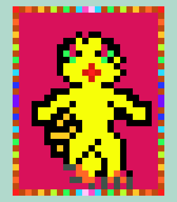 [9664c4] Pastel Picture Frame: Chica (FNAF)